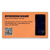 Telefonreparatur QR Magnetische Visitenkarte (Vorderseite)