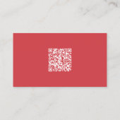 Telefonreparatur QR Red Visitenkarte (Rückseite)