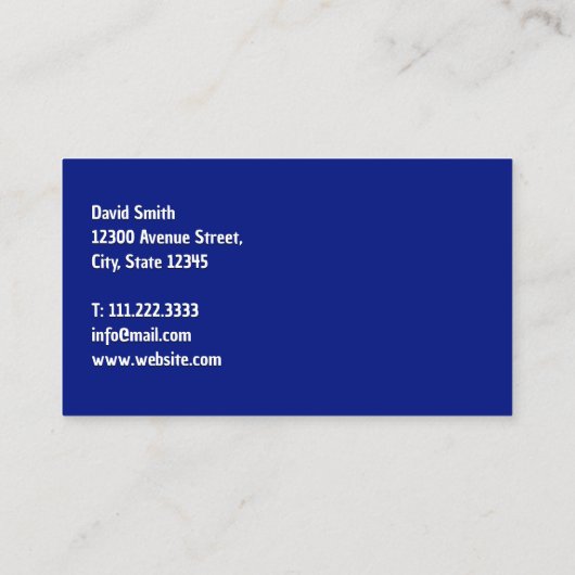 Telefonreparatur Visitenkarte (Rückseite)