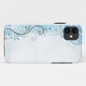 Telefonschutz case=blue Wirbel u. Sterne Case-Mate iPhone Hülle (Rückseite (Horizontal))