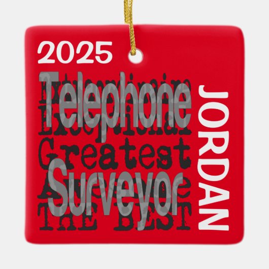 Telefonumfrage Extraordinaire CUSTOM Keramikornament (Vorderseite)