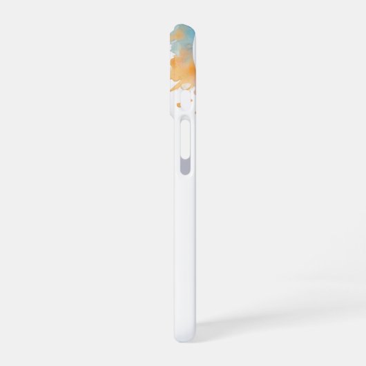 Telefonzelle - Aquarellreihe: Betta Fish iPhone 16 Hülle (Linke Seite)