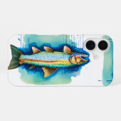 Telefonzelle - Aquarellreihe: Foreut/Salm iPhone 16 Hülle (Rückseite (Horizontal))