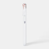 Telefonzelle - Aquarellreihe: Piranha iPhone 16 Hülle (Linke Seite)