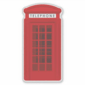 Telefonzelle Aufkleber (Vorderseite)