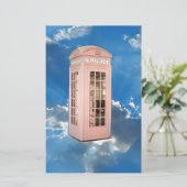 Telefonzelle Briefpapier (Stehend Vorderseite)