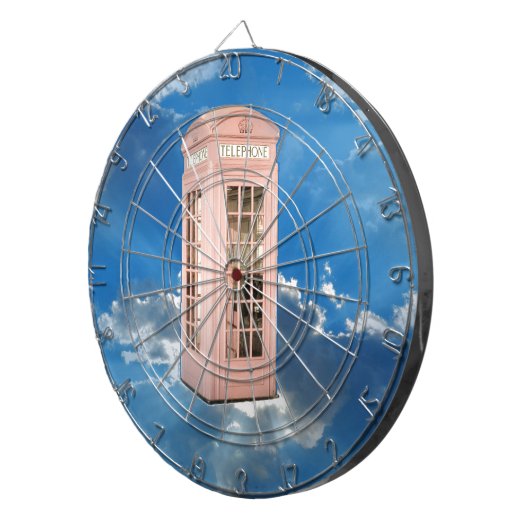 Telefonzelle Dartscheibe (Vorderseite rechts)