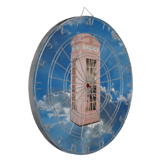 Telefonzelle Dartscheibe (Vorderseite Links)