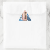 Telefonzelle Dreieckiger Aufkleber (Tasche)