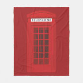 Telefonzelle Fleecedecke (Vorderseite)