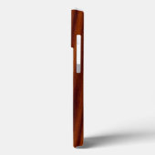 Telefonzelle - Holzkörner mit Name Case-Mate iPhone Hülle (Rückseite / Links)