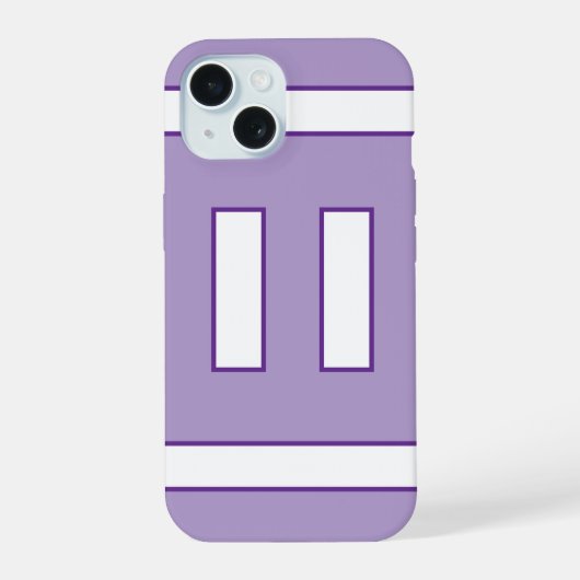 Telefonzelle iPhone 15 Hülle (Rückseite)