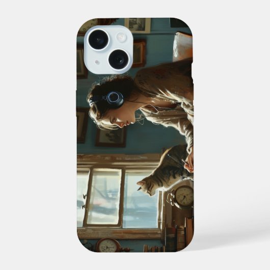 Telefonzelle iPhone 15 Hülle (Rückseite)