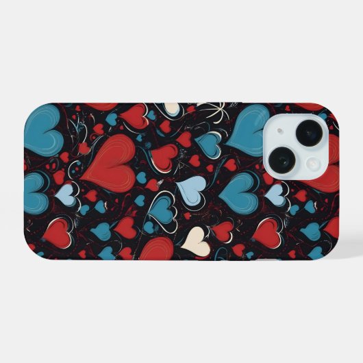 Telefonzelle iPhone 15 Hülle (Rückseite (Horizontal))