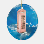 Telefonzelle Keramik Ornament (Links)