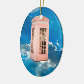 Telefonzelle Keramik Ornament (Links)