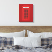 Telefonzelle Leinwanddruck (Insitu (Schlafzimmer))