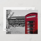 Telefonzelle London Postkarte (Vorne/Hinten)