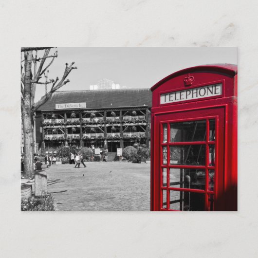 Telefonzelle London Postkarte (Vorderseite)