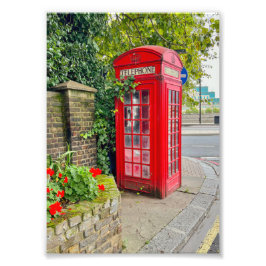Telefonzelle, London UK Postcard Fotodruck