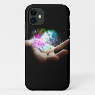 Telefonzelle mit Pentagramm iPhone 11 Hülle