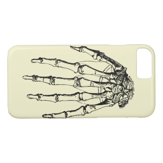 Telefonzelle mit zeichn eines Skeletts Case-Mate iPhone Hülle (Rückseite (Horizontal))