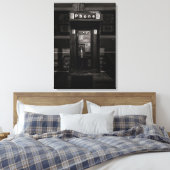 Telefonzelle Nr. 13 Leinwanddruck (Insitu (Schlafzimmer))