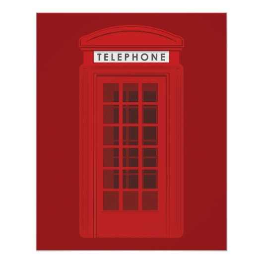 Telefonzelle Poster (Vorderseite)
