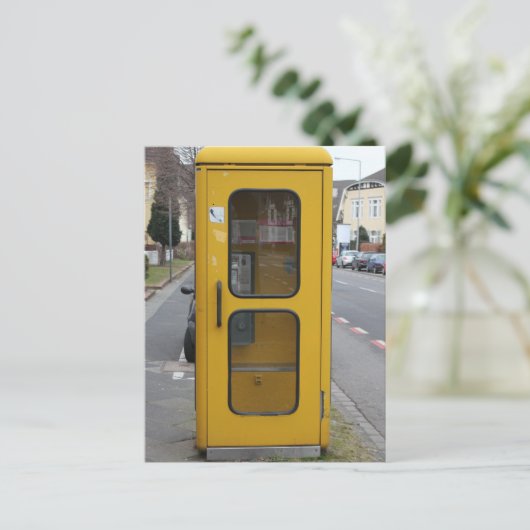 Telefonzelle Postkarte (Stehend Vorderseite)