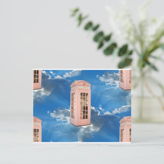 Telefonzelle Postkarte (Stehend Vorderseite)