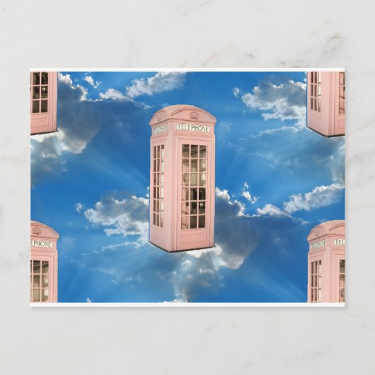 Telefonzelle Postkarte (Vorderseite)