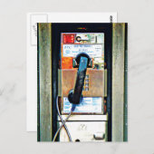 Telefonzelle Postkarte (Vorne/Hinten)