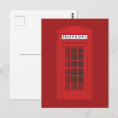 Telefonzelle Postkarte (Vorne/Hinten)
