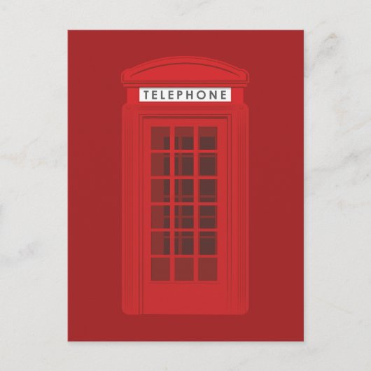 Telefonzelle Postkarte (Vorderseite)