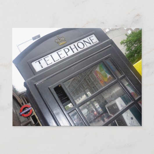 Telefonzelle Postkarte (Vorderseite)