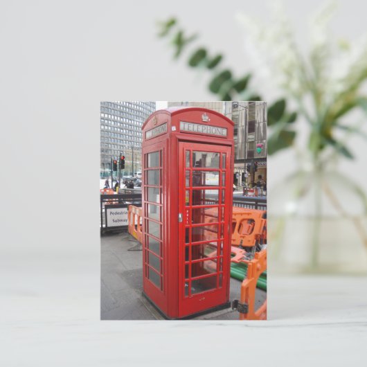 Telefonzelle Postkarte (Stehend Vorderseite)