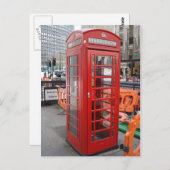 Telefonzelle Postkarte (Vorne/Hinten)