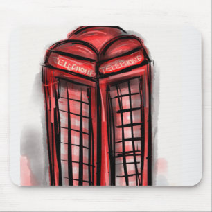 Telefonzelle-Produkte Mousepad