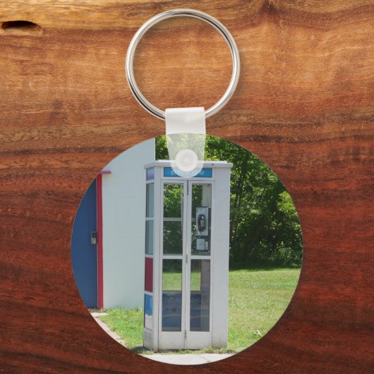 Telefonzelle Schlüsselanhänger (Vorderseite)