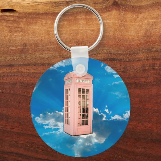 Telefonzelle Schlüsselanhänger (Vorderseite)