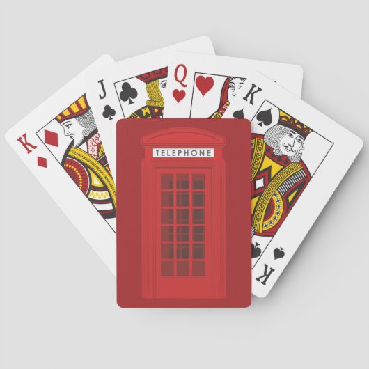 Telefonzelle Spielkarten (Rückseite)