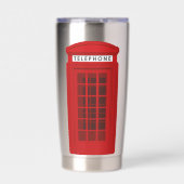 Telefonzelle Thermobecher (Vorderseite)