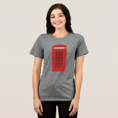 Telefonzelle Tri-Blend Shirt (Vorderseite voll)