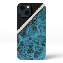 Telefonzelle "Wood Turquoise"