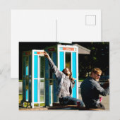 Telefonzellen-Fans Postkarte (Vorne/Hinten)