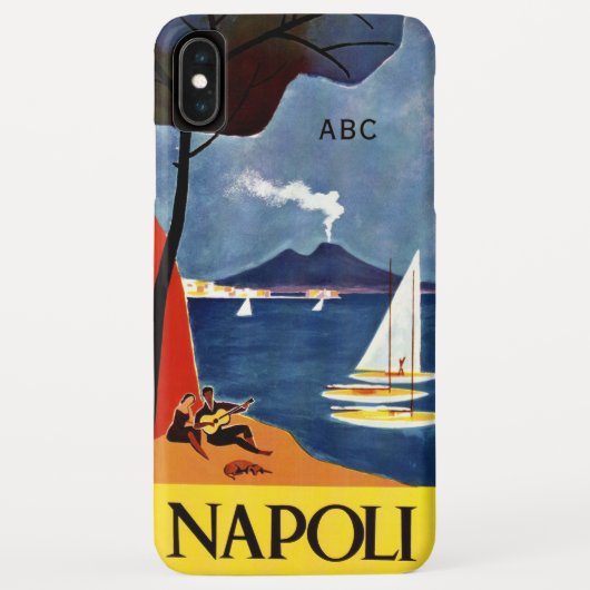 Telefonzellen Napoli (Neapel), kundenspezifisch Case-Mate iPhone Hülle (Rückseite)
