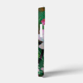 Telefonzellen Psychedelisch lilac grüne Monogramm Case-Mate iPhone Hülle (Rückseite / Rechts)