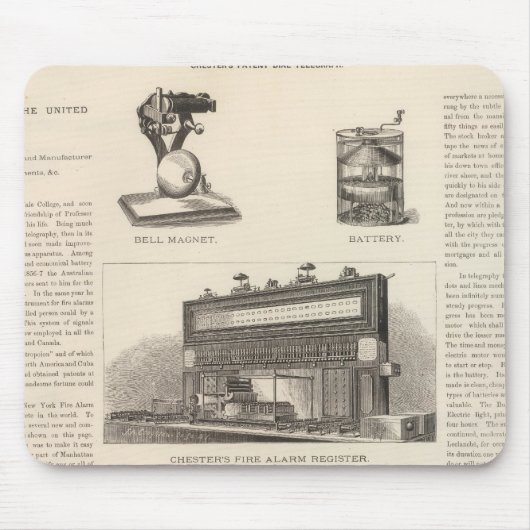 Telegrafie in den Vereinigten Staaten Mousepad (Vorne)