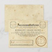 Telegram Hotel Unterkunft Fahrkarte Beipackkarte Begleitkarte (Vorne/Hinten)