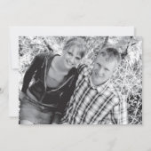 Telegramm Vintage Travel Foto Card Save the Date (Rückseite)